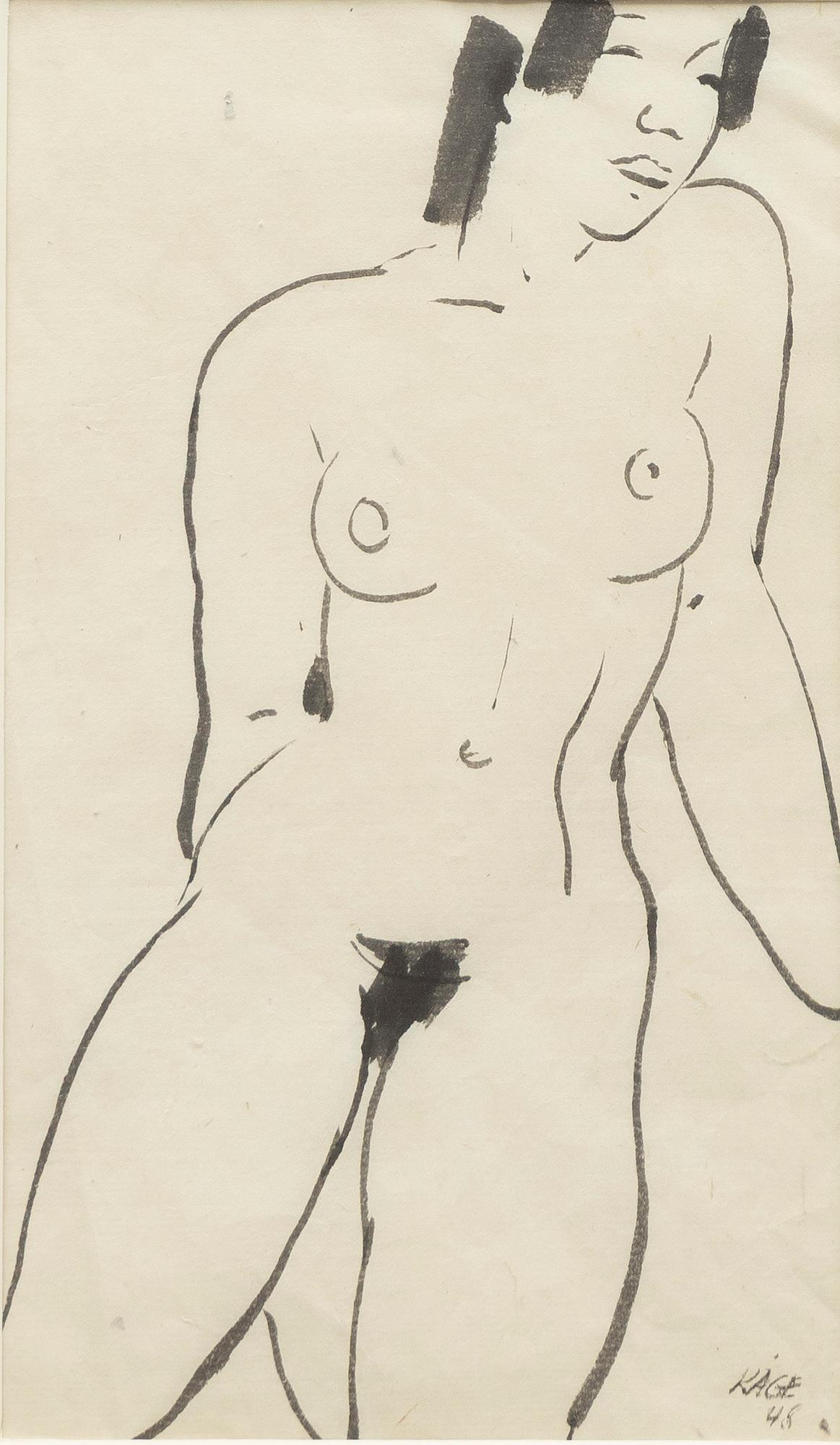 Wilhelm Kåge, Model study.