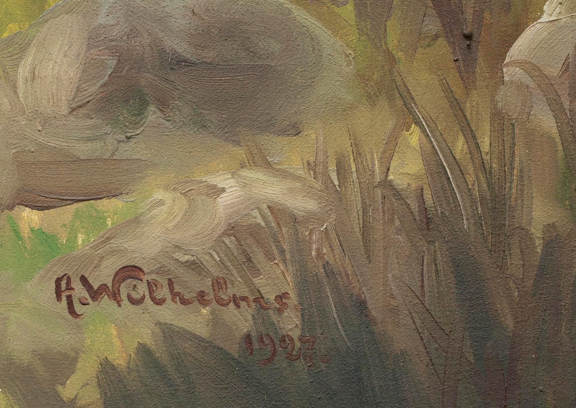 ALEXANDER WILHELMS, olja på duk, sign. och dat. 1927.
