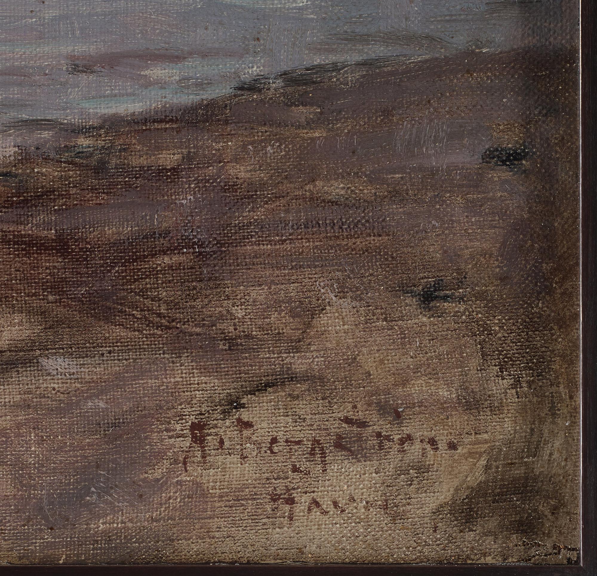 Alfred Bergström, Lågvatten, från kusten vid Le Havre, Normandie.