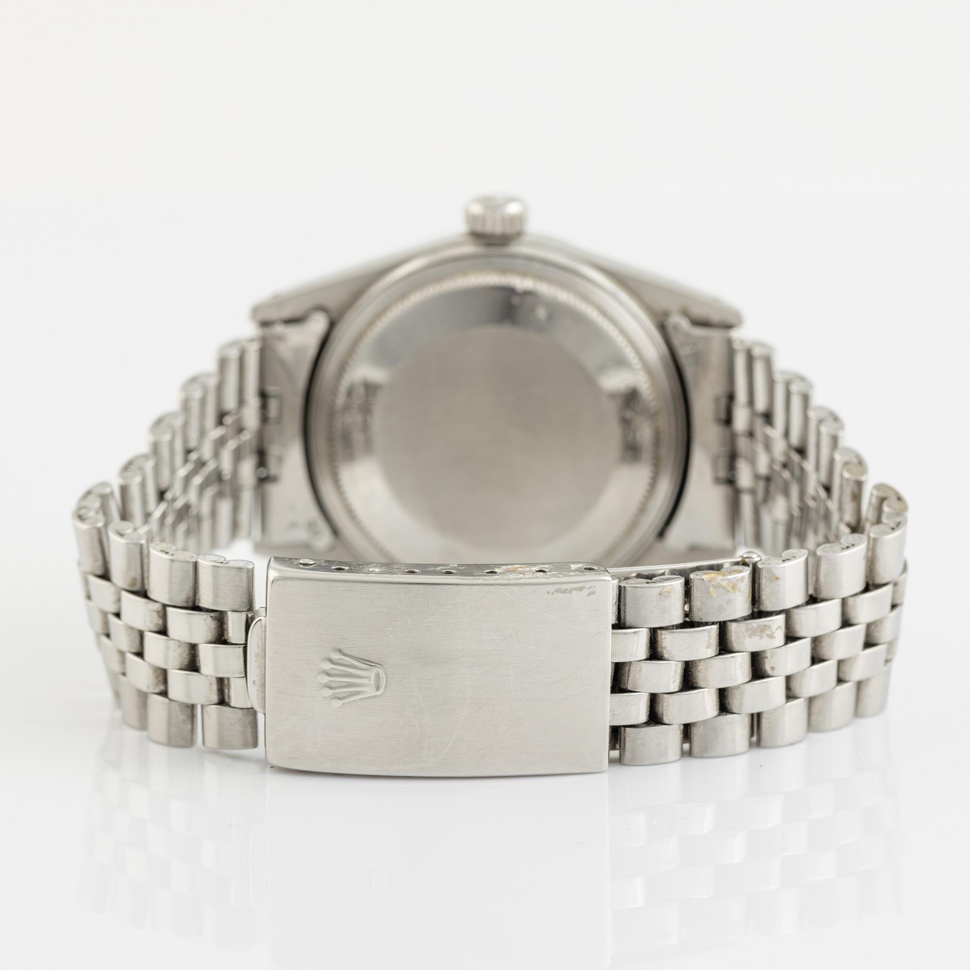 Rolex, Oyster Perpetual, Datejust, "Wide Boy", wristwatch, 36 mm.