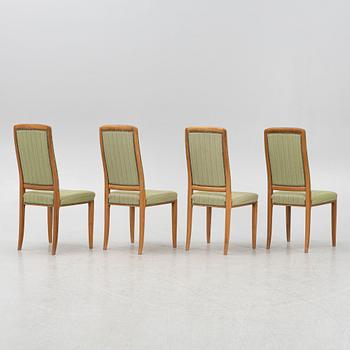 Carl Malmsten, stolar 4 st "Gustavus" Åfors möbelfabrik, 1900-talets andra hälft.