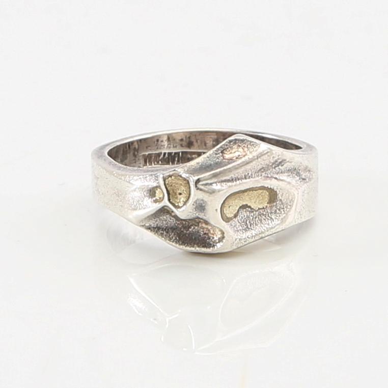 Björn Weckström och Zoltan Popovits, 3 dlr smycken silver för Lapponia.