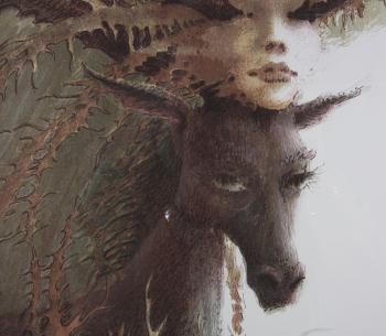 SAINT-GENIES, färglitografi, signerad o numr 146/200.