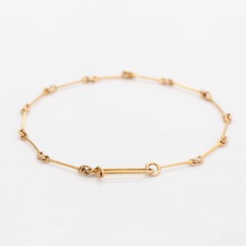 Björn Weckström, a 14K gold bracelet. Lapponia 1979.