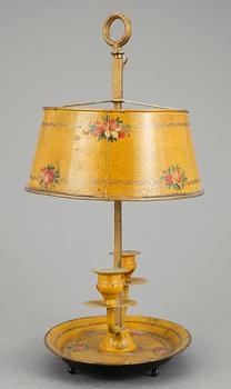 LÄSLAMPA, plåt, empirestil, 1900-tal.