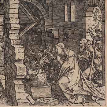 Albrecht Dürer, "Die Geburt Christi", ur: "Das Marienleben".