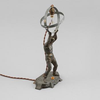 BORDSLAMPA, omkring sekelskiftet 1900.
