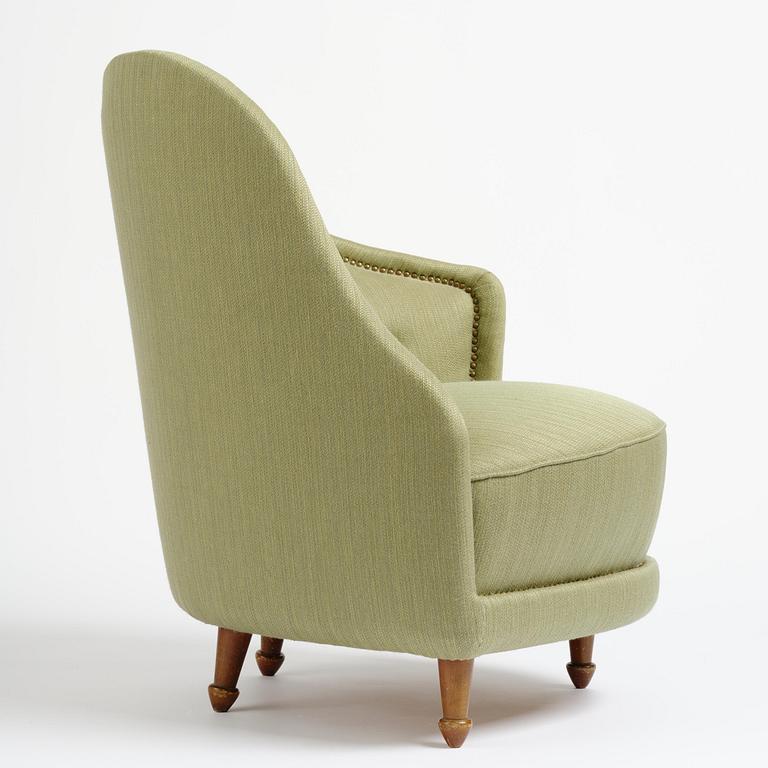 Carl Cederholm, a Swedish Modern armchair, Stil & Form, Stockholm, 1940s-50s.