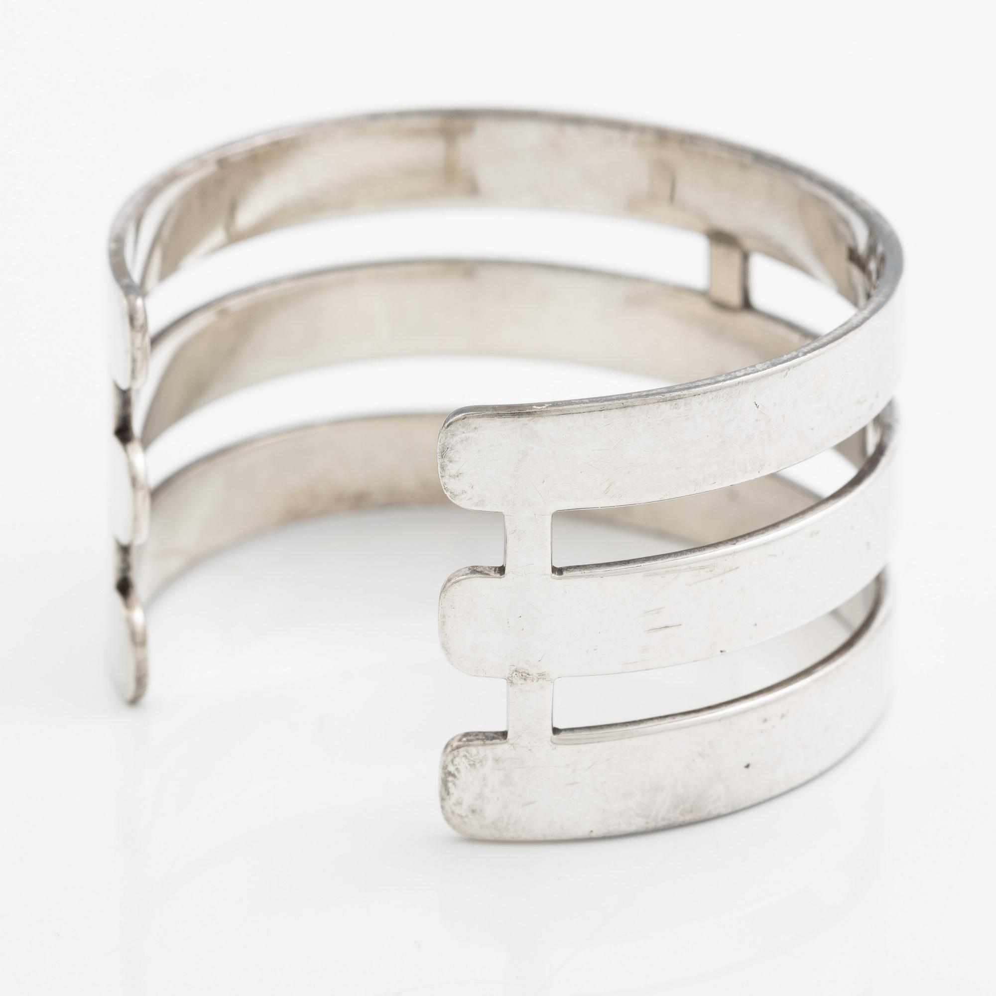 Sigurd Persson, a bracelet, silver, Stockholm 1973.
