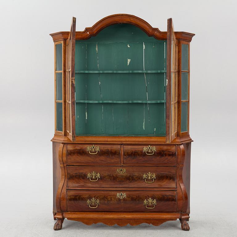 Display cabinet, 20th century, Louis XV style.