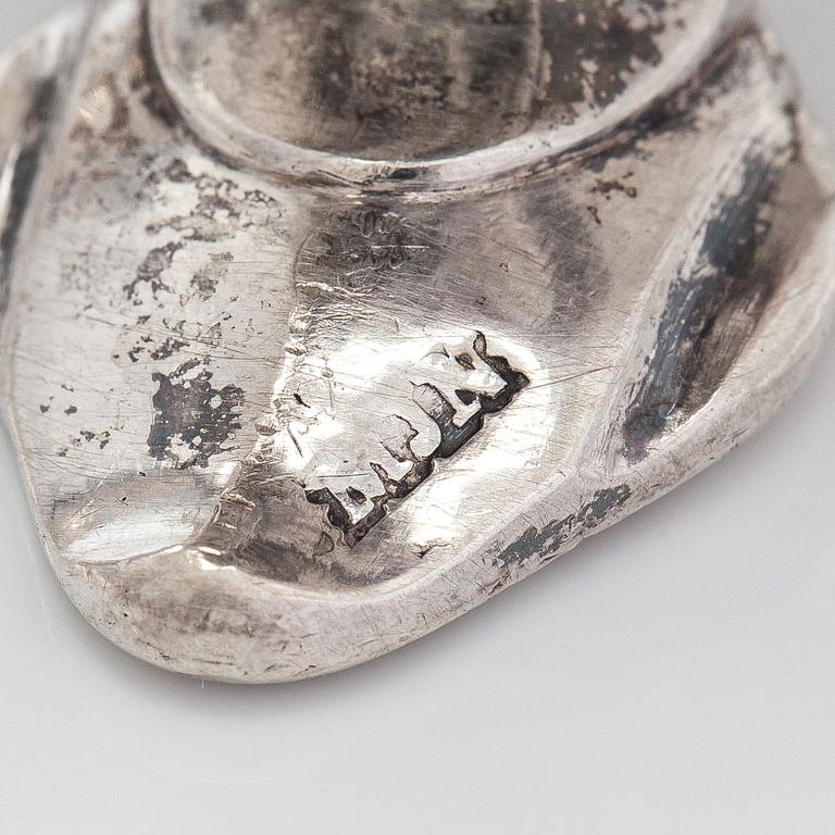 Kaffe- och teservis, 4 delar, silver, rokoko, Portugal, 1780-tal, olika silversmeder.
