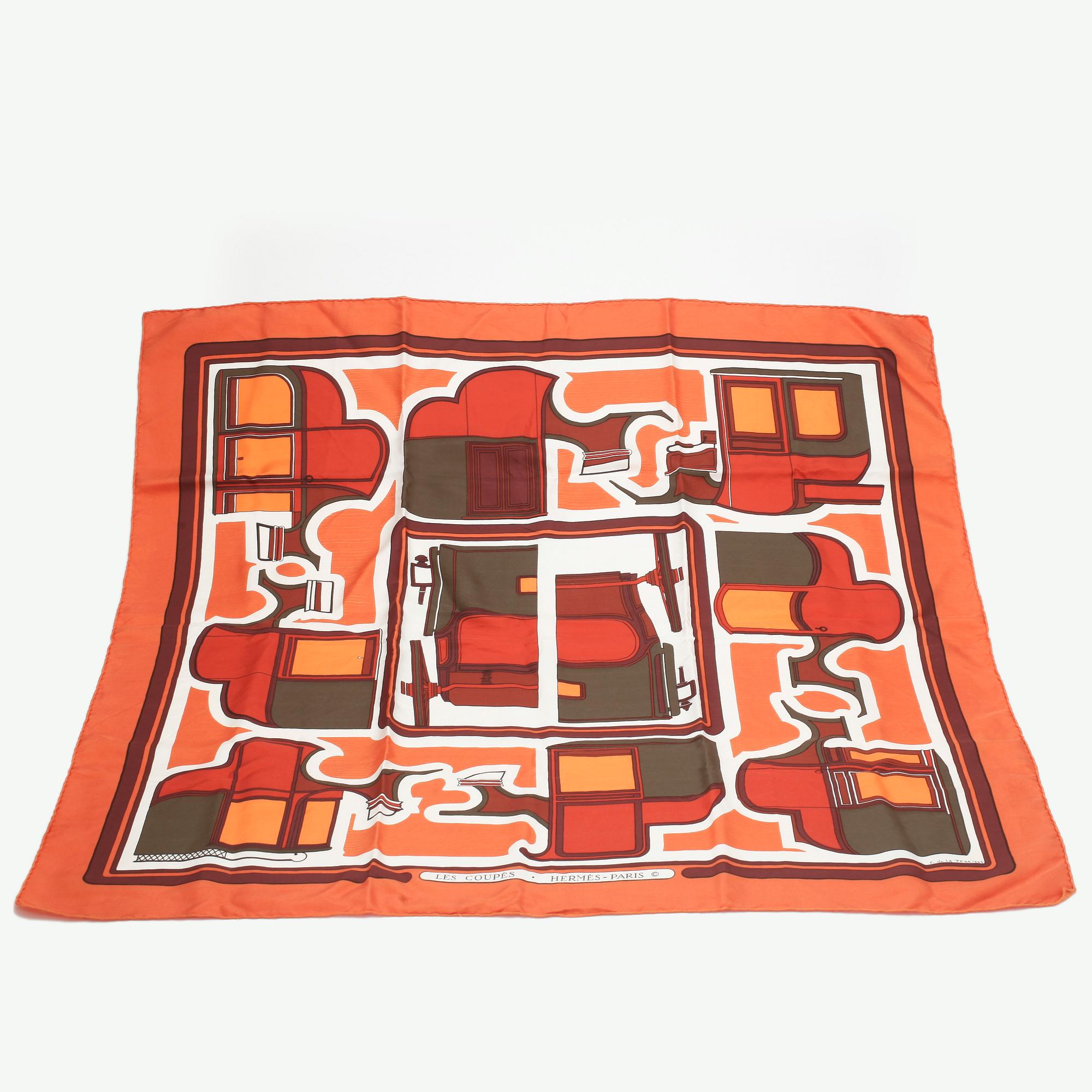 SCARFS, 3 st, siden, Hermés.