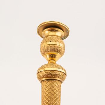 Pair of candlesticks Empire mid/late 19th century.
