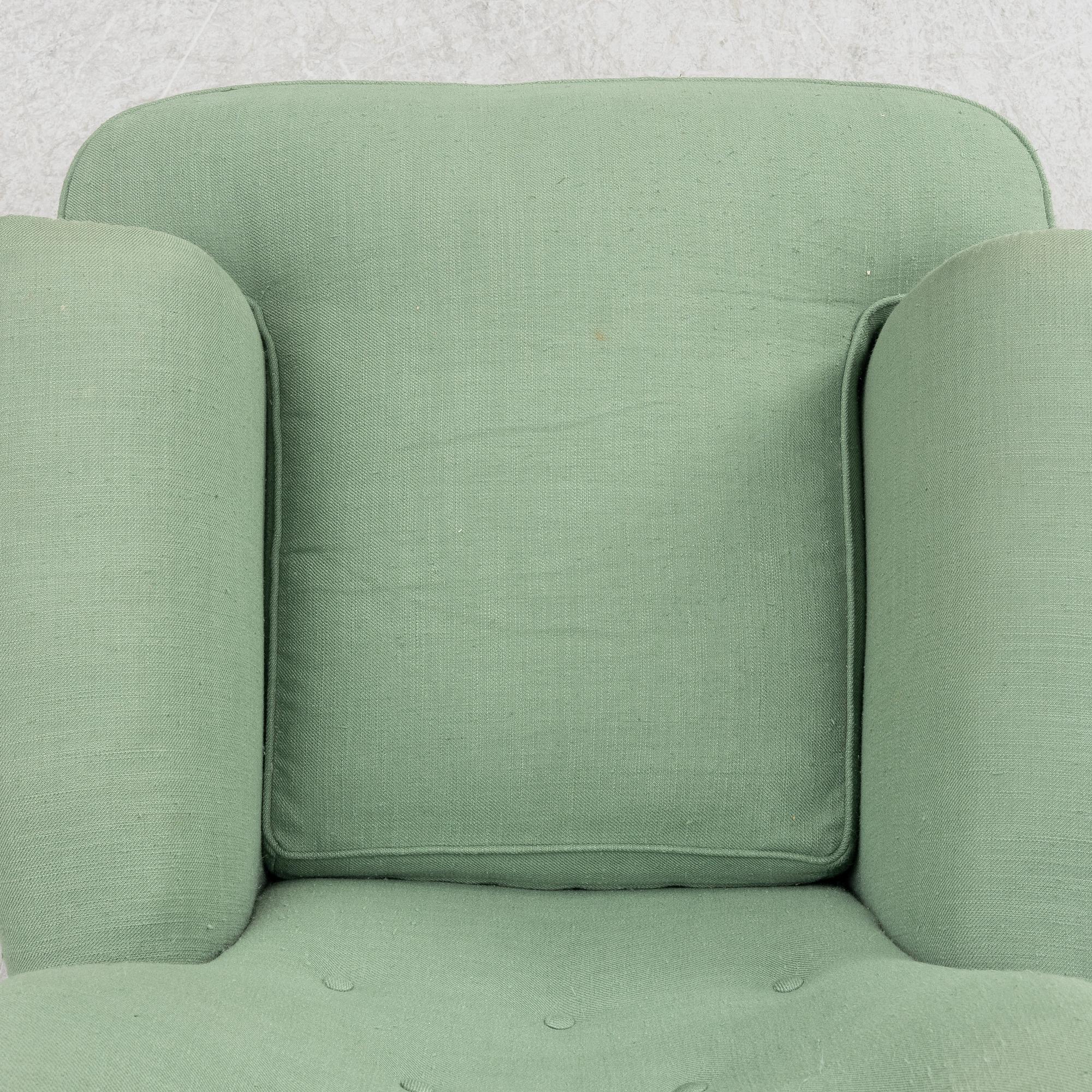 Josef Frank, a model 336 armchair, Firma Svenskt Tenn, Sweden.