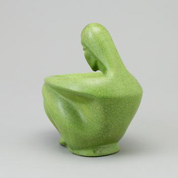 GÉZA GORKA, a ceranmic sculpture from Nógrádveröce, Hungary, 1930's.