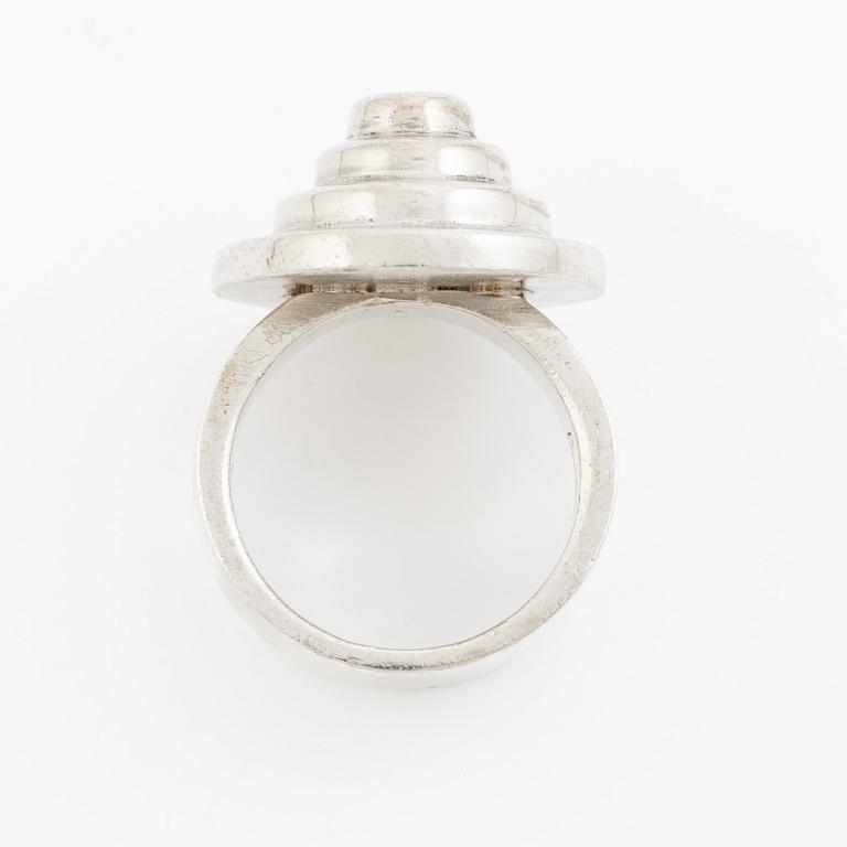 Sven-Erik Högberg, ring, sterlingsilver, Göteborg 1992.