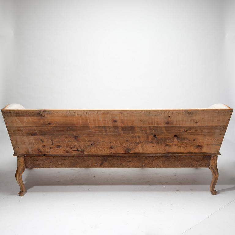 TRÅGSOFFA, rokoko/rokokostil, 1700/1800-tal.