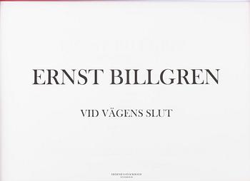 Ernst Billgren, "Mapp "Vid vägens slut" med 5 färglitografier och en akvarell.