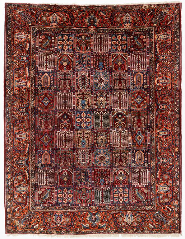 Rug, Bakhtiari, garden pattern, oriental, approx. 360 x 275 cm.