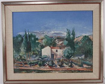 DETTHOW, ERIC. Olja på pannå, sign.