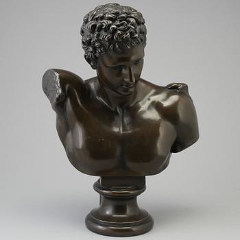 A mid 20th century bronze sculpture.