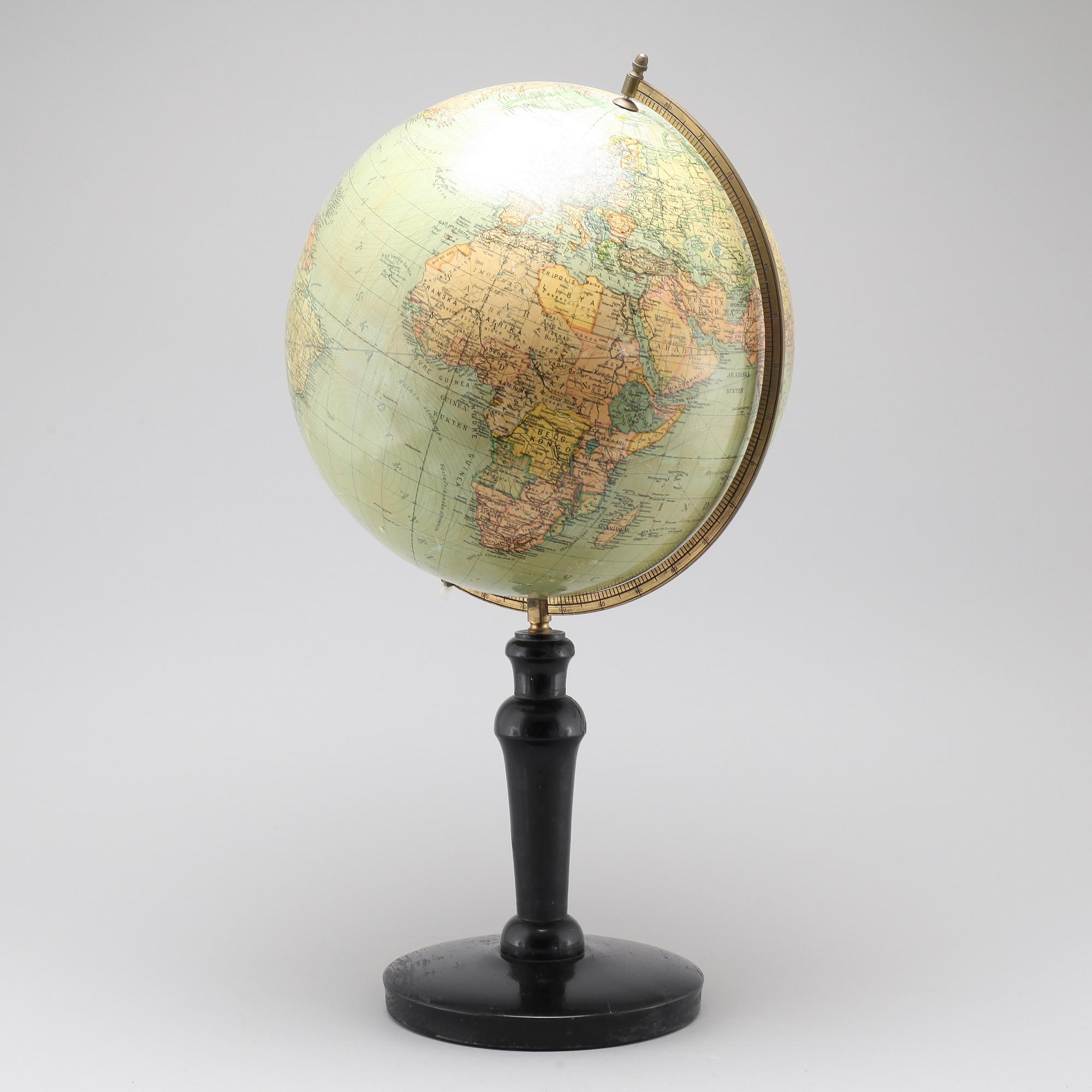 JORDGLOB, Svenska Bokhandelscentralen AB, Stockholm, 1900-talets första hälft.