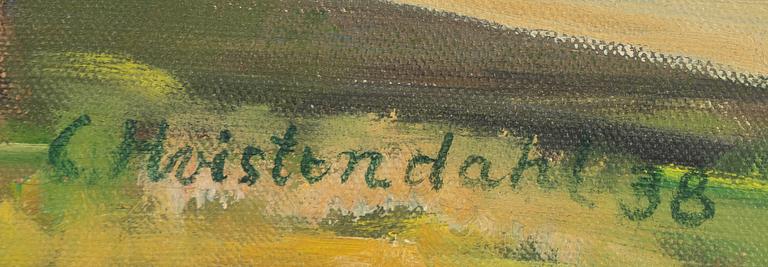 Carsten Hvistendahl, "Huset vid skogen, Bretagne".