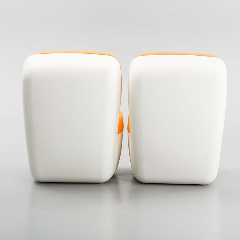 MARC NEWSON, fåtöljer, ett par, "Nimrod", Magis, Italien, 2000-tal.