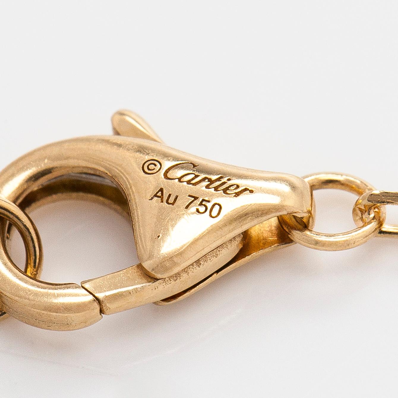 Cartier, rannekoru, "d'Amour", 18K kultaa ja briljanttihiottu timantti.