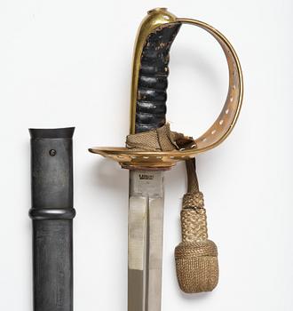 Sabel, svensk, m/1893 för kavalleriet, med balja.