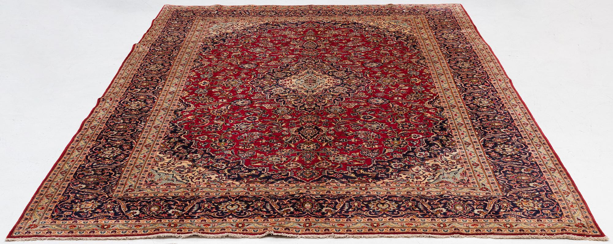 Carpet, Keshan, approx. 400 x 300 cm.