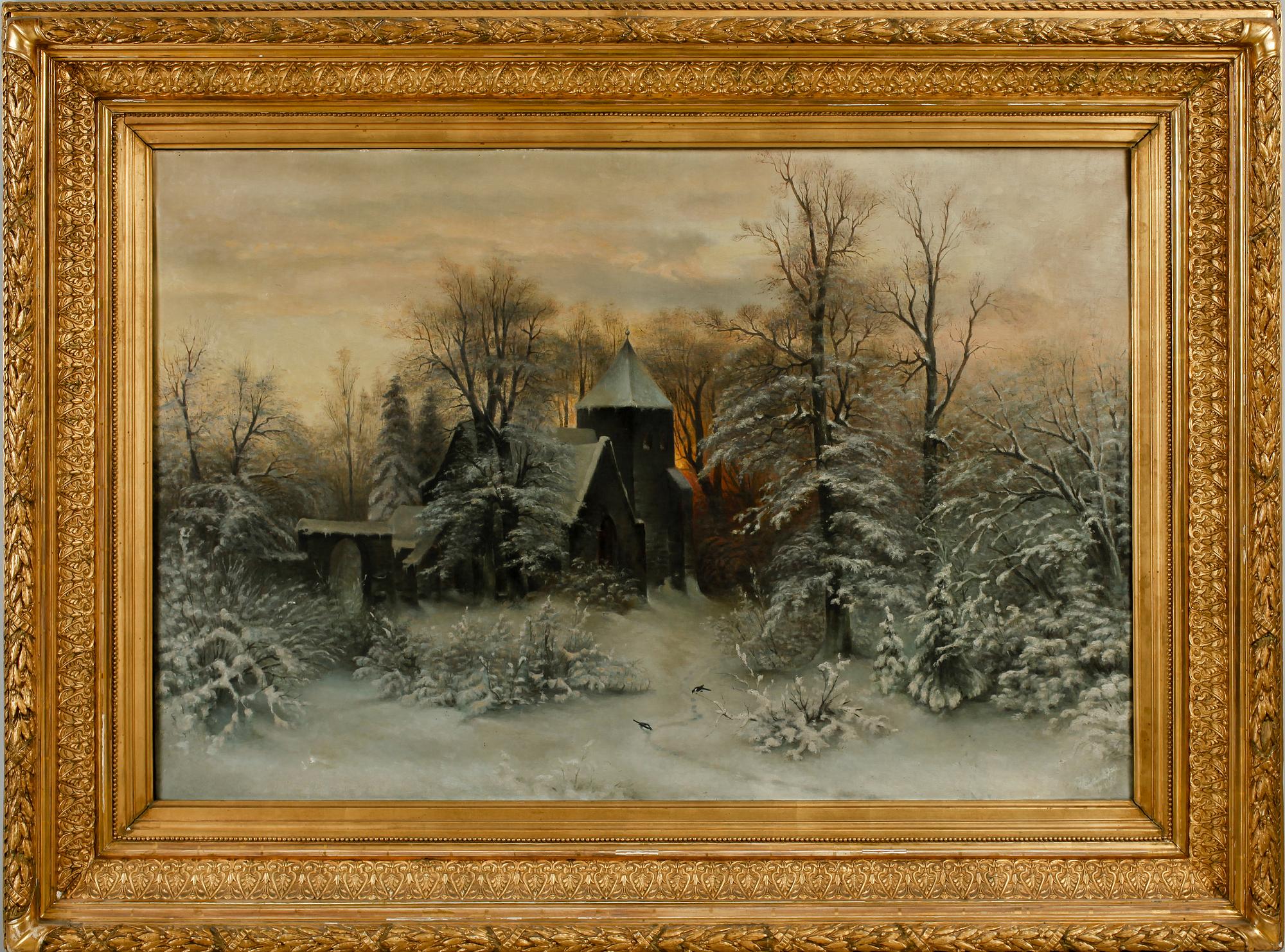 SOPHUS JACOBSEN, olja på duk, sign och dat 1880.