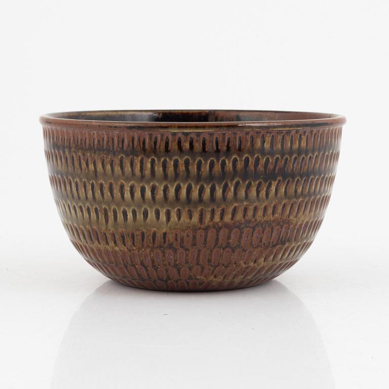 Stig Lindberg, a stoneware bowl, Gustavsberg Studio 1969.