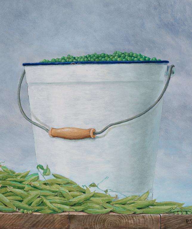 Philip von Schantz, Bucket with sugar snap peas.