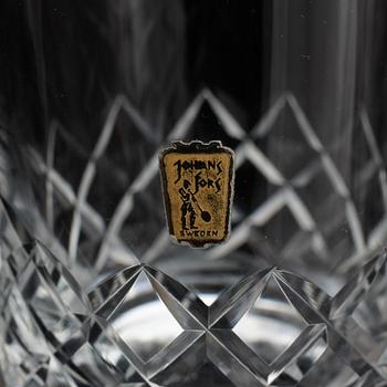 SERVISDELAR, 43 st, glas, Johansfors, 1900-talets mitt.