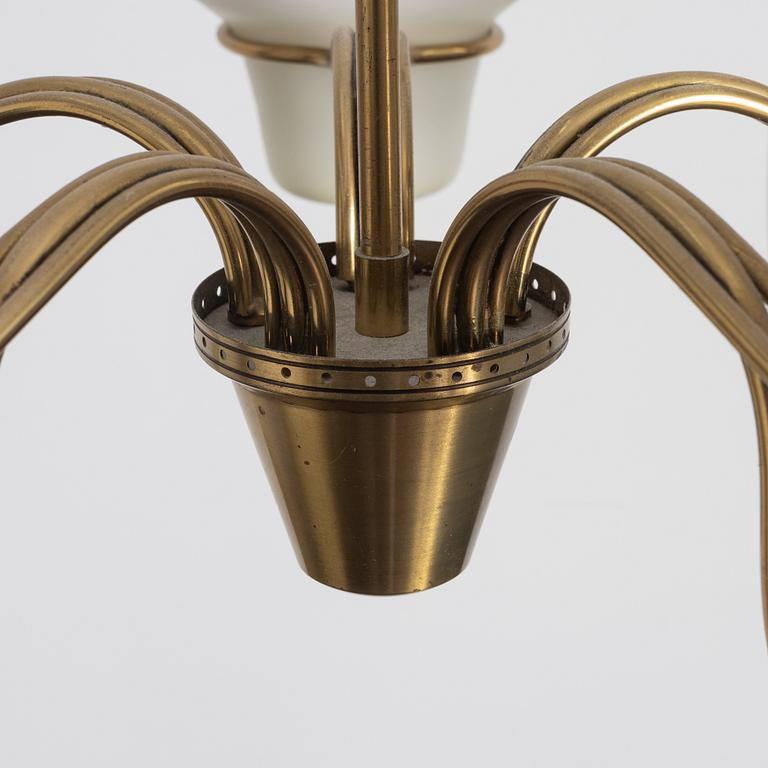 A Swedish Modern ceiling lamp, 1940s/50s.