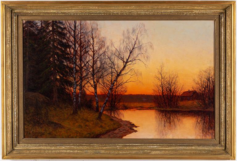 EDVARD ROSENBERG, olja på duk, signerad.