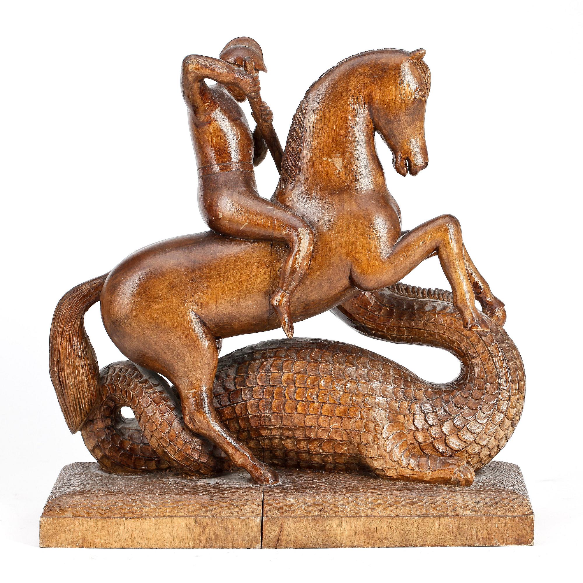 SKULPTUR, trä, Sverige, 1900-tal.