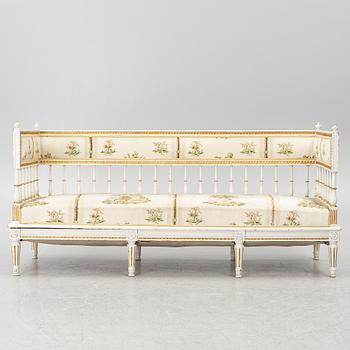 Sofa, Gustavian, late 18th century.