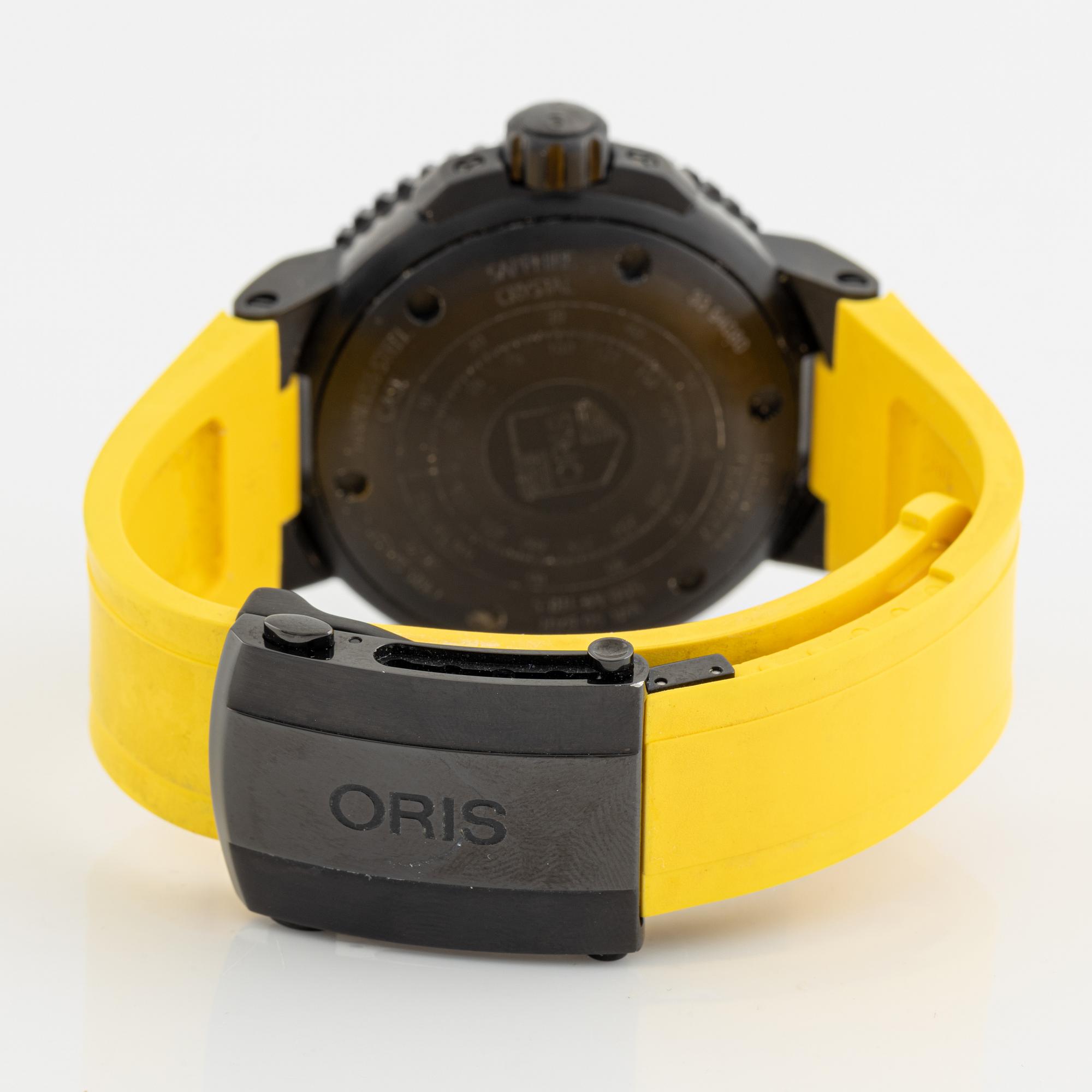 Oris, Aquis, Depth Gauge, wristwatch, 46 mm.