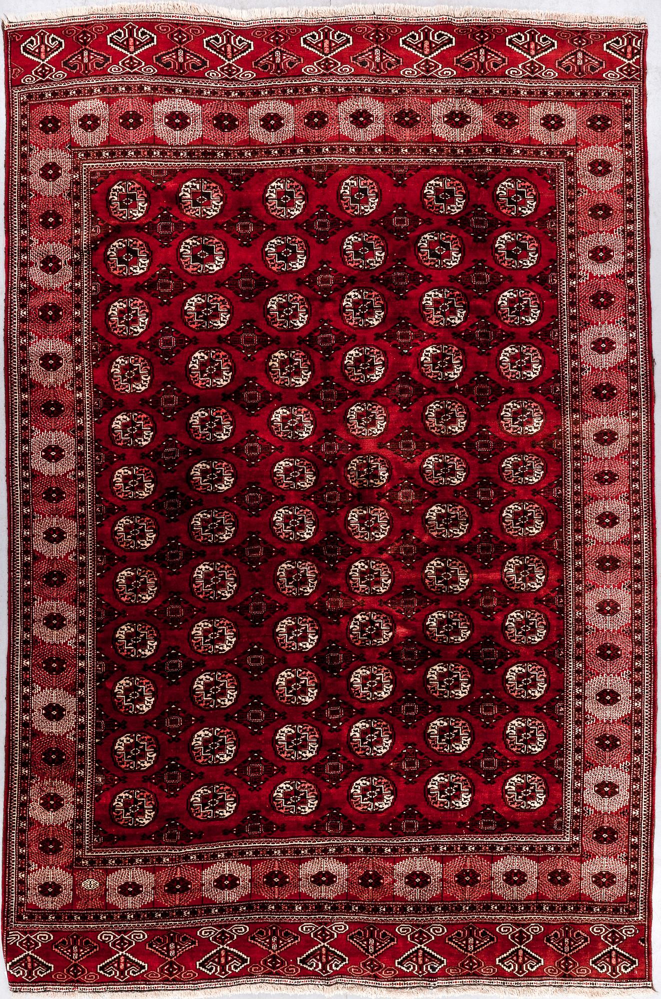 MATTA, Turkmensk, 1900-talets slut. Ca 340 X 227cm.