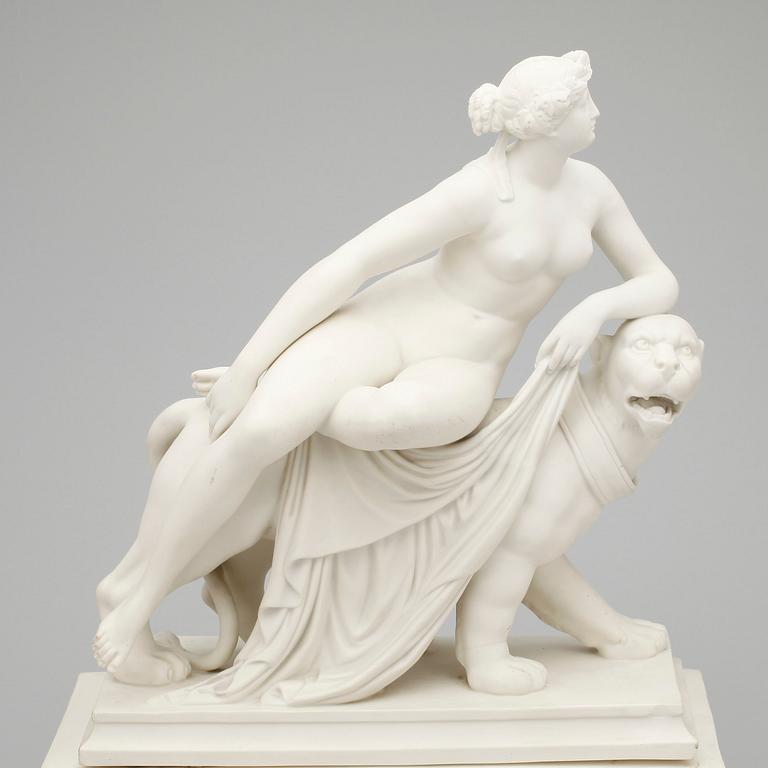 SKULPTUR, biskviporslin, 1900-talets första hälft.