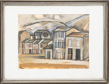 Gerhard Nordström,  mixed media signed and dated 52.