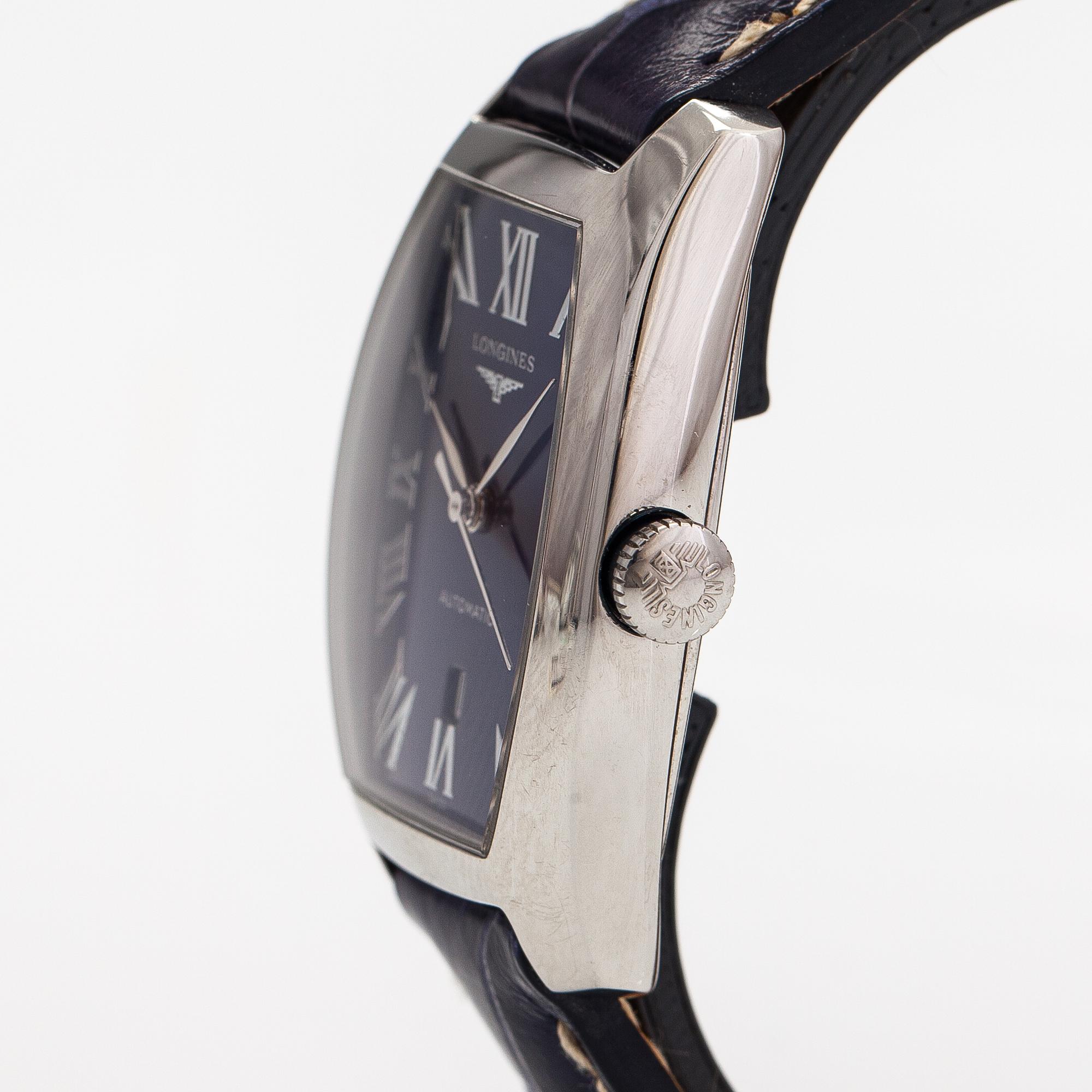 Longines, Evidenza, wristwatch, 26 x 31 mm.