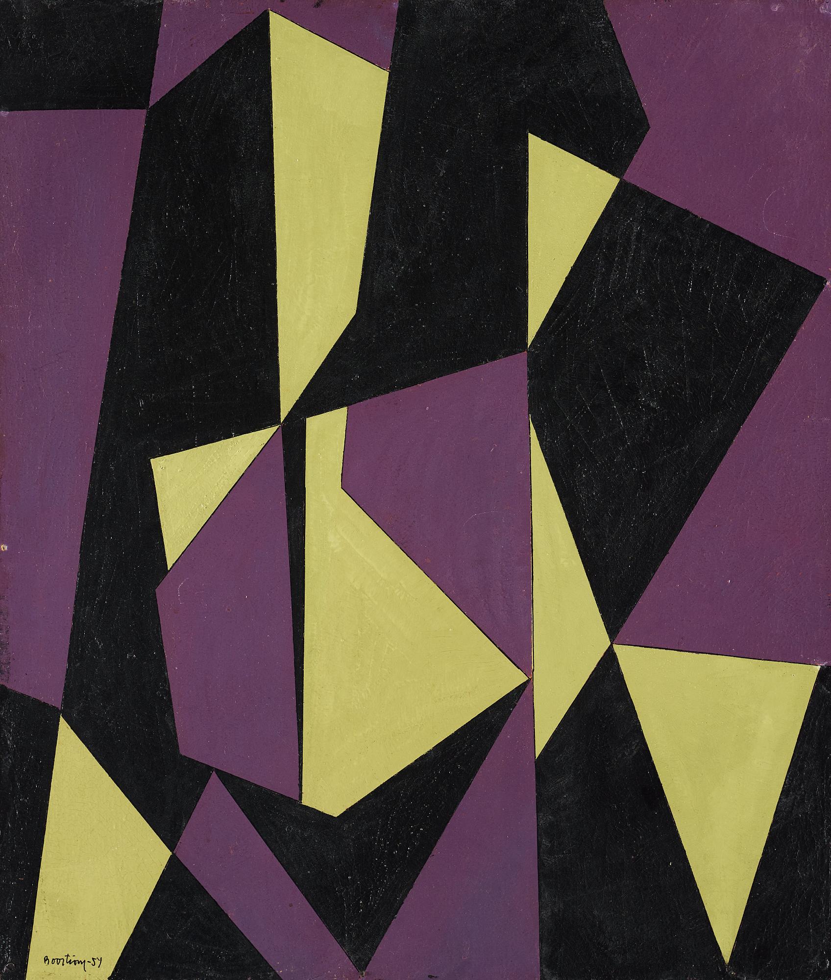 HARRY BOOSTRÖM, oil on panel, signed and dated -54.