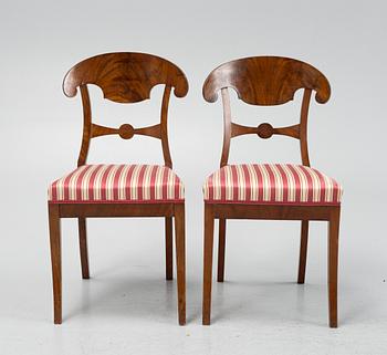 Stolar, 8 st, Karl Johan, 1800-talets andra hälft.