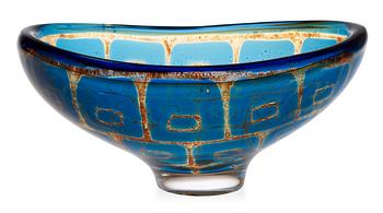 871. Sven Palmqvist, A Sven Palmqvist 'Ravenna' glass bowl, Orrefors 1971.
