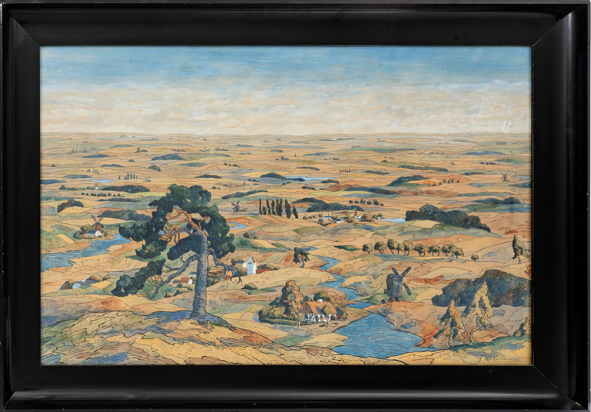 Ebba Orstadius, Landscape, Skåne.