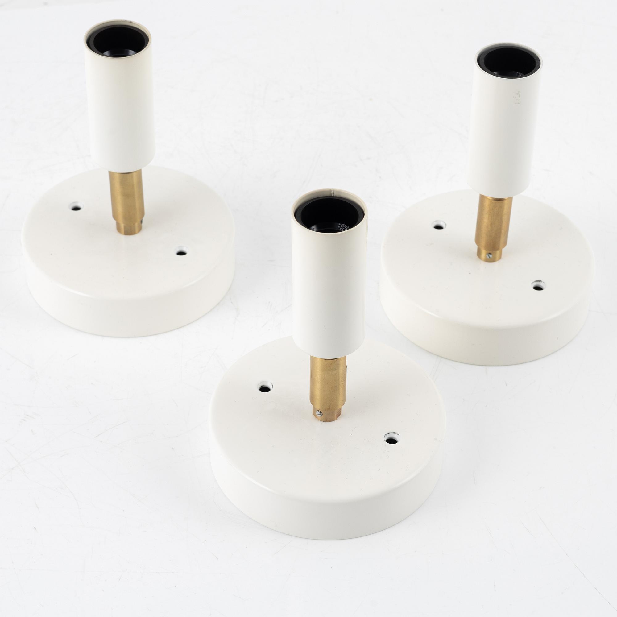 A set of three wall lamps, by Jonas Bohlin, "Star", Örsjö Lighting.