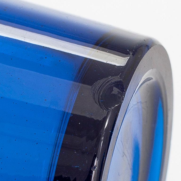 Drinking glasses, 14 pieces, pressed glass, mid-20th century.